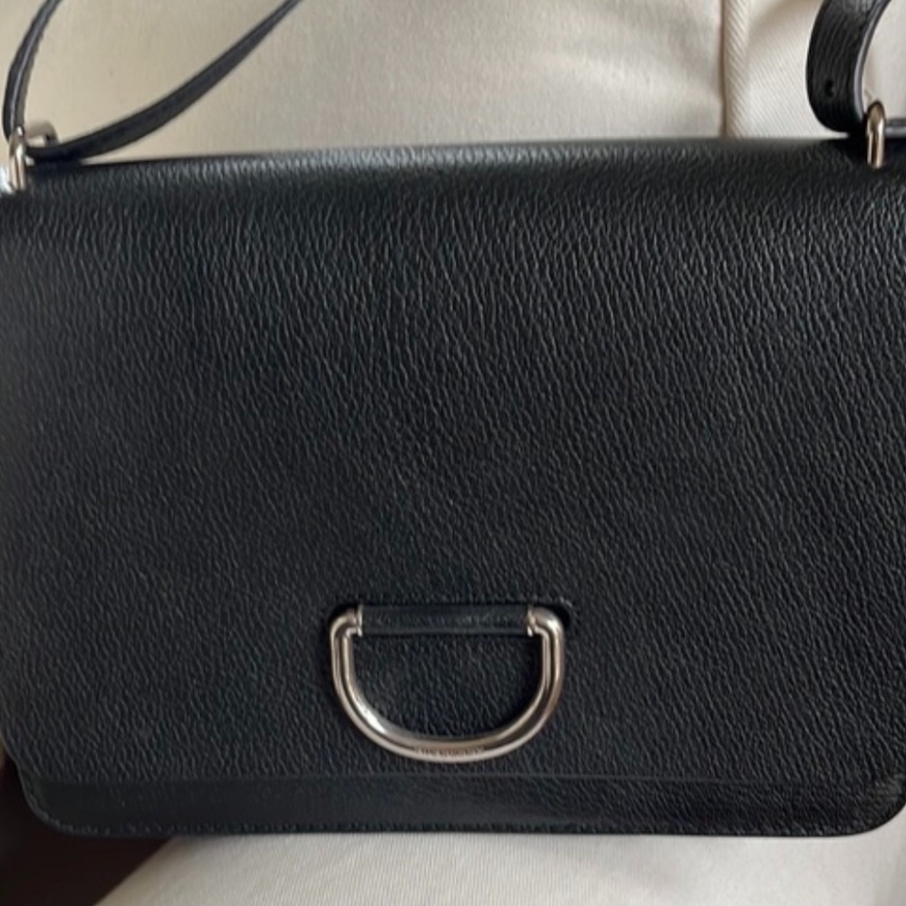 Burberry Black Crossbody Bag with Silver Hardware